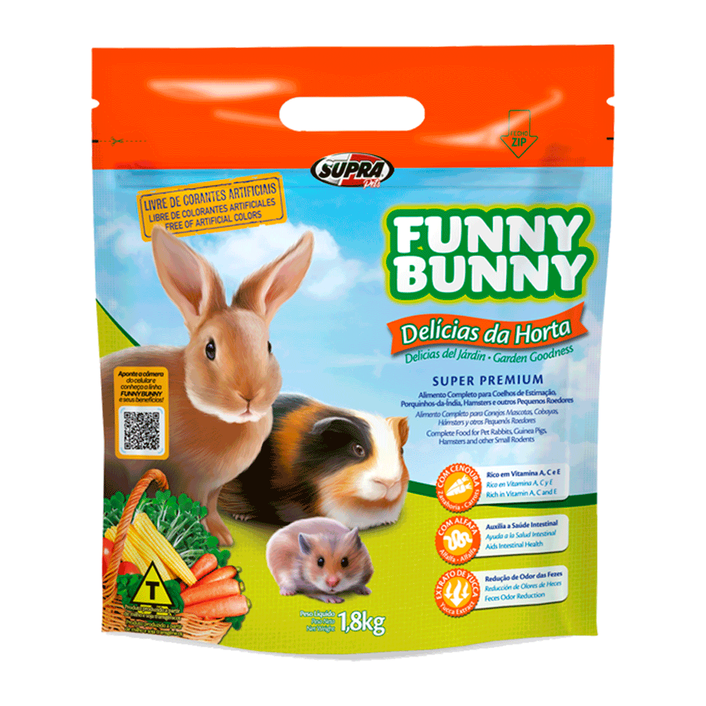 Funny Bunny 1,8kg Delícias da Horta 1,8kg