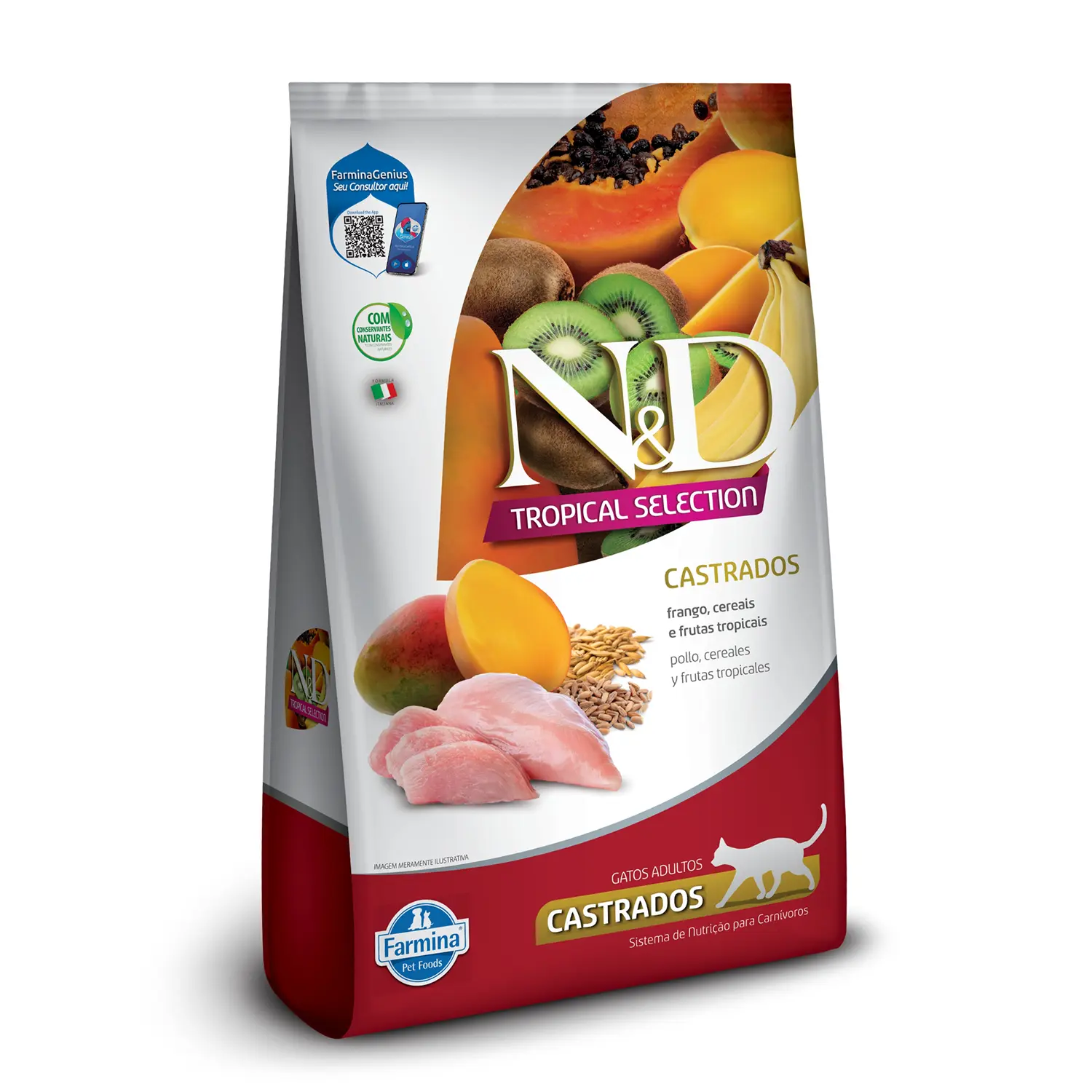 Ração Besser Natural Gatos 10kg Castrados CARNE E FRANGO 10kg