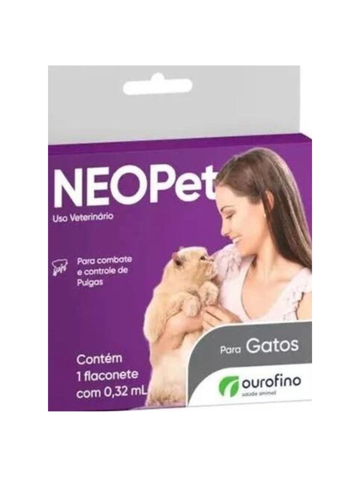 Antiparasítário NEOPet Para Gatos Contém 1 Flaconete com 0,32ml 0,32ml