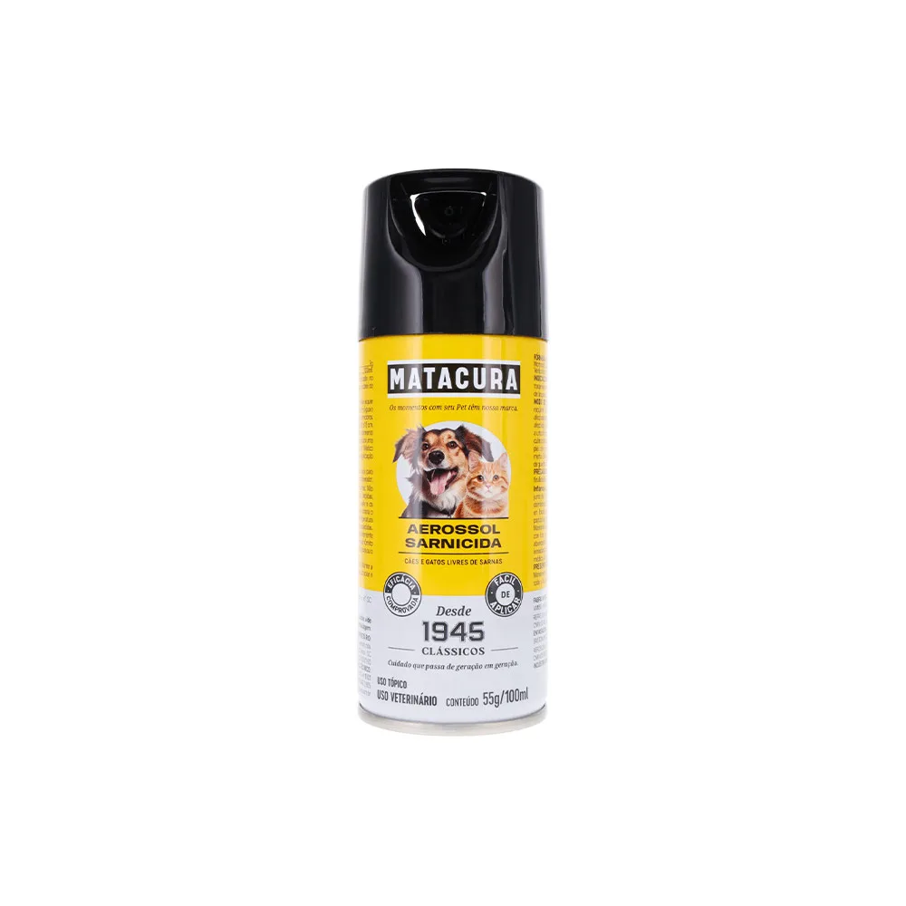 Aerossol Matacura 100ml Anti Sarnicida 100ml
